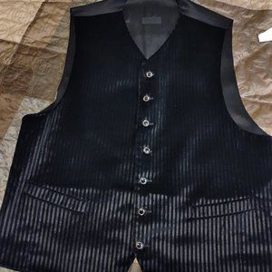 Redaelli Velvet Pinstripe Vest - Size 42